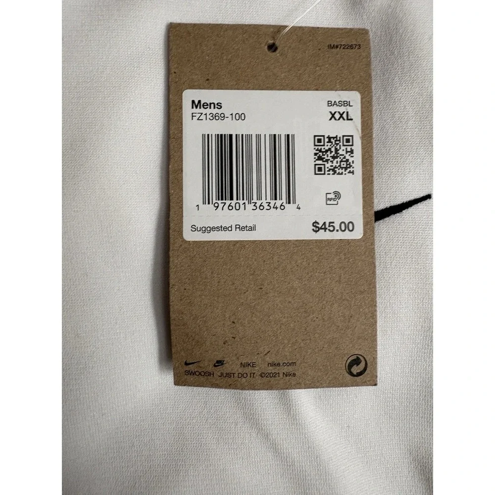 NEW Nike Vapor Select Pro Baseball Pants Men's XXLarge White Black FZ1369-100